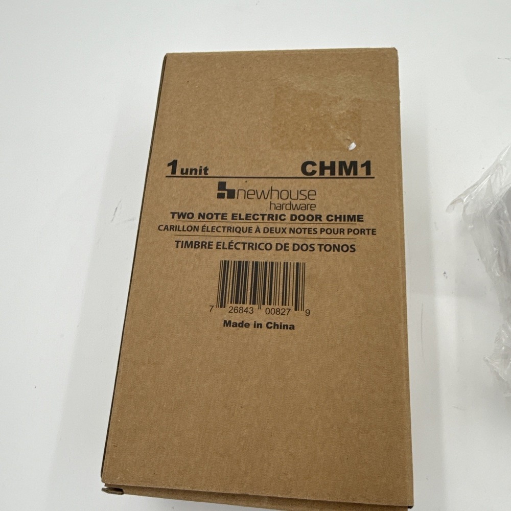 Newhouse Hardware Two Note Mechanical Door Bell MCH1 Chime Button New In Box - Picture 2 of 5